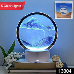 Vibrant 5 Color Light Moving Sand Art Picture Display