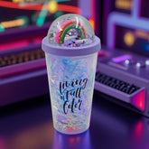 Sipper Bottle with Straw, LED Glow Light for Kids/Tumbler with Straw/Vacuum Flask/Sipper Plastic Tumbler/Sipper Bottle with Straw (Pack of 1)