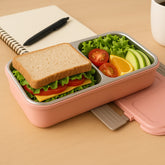 BPA-Free 2-Compartment Leakproof Lunch Box in pastel color
