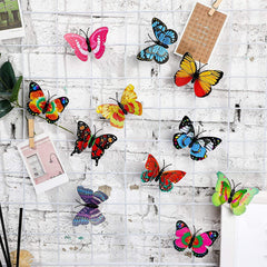 Butterfly 3D Illusion Night Lamp placed on a table in a room