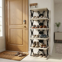 space saving foldable storage shelf unit