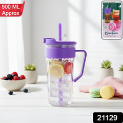 Kids sipper tumbler with lid and straw
