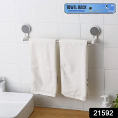 Self-adhesive towel rod used in kitchen and bathroom