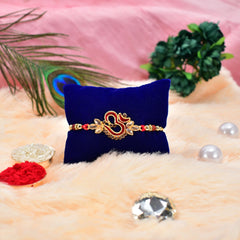 (K1_361_EM) Rakhi Combo & Chocolate Magic | Rakhi & Chocolate for brother | Fancy Rakhis for men stylish | rakhi with gift | Rakhi Combo | Set of 1 | Chocolate