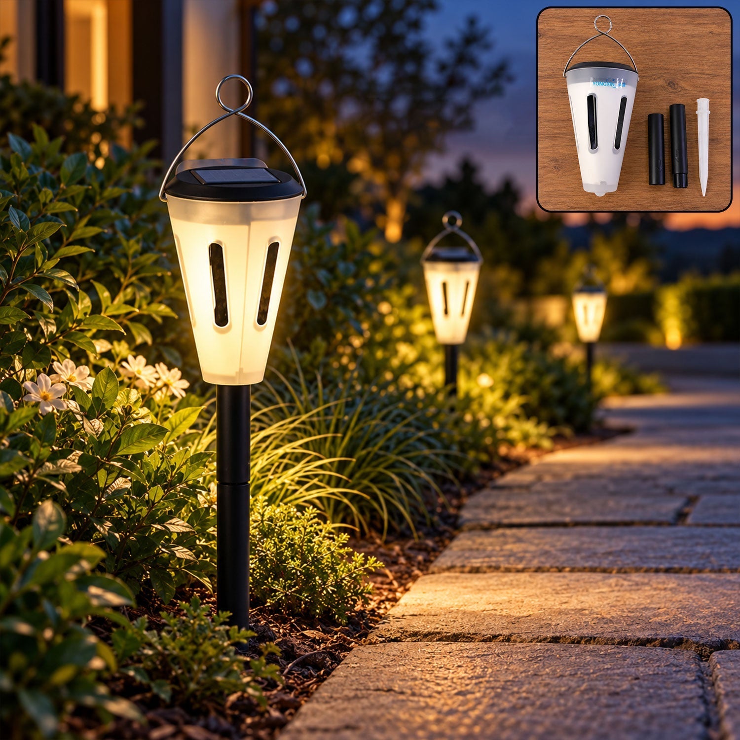 Solar Mosquito Glue Trap Lamp
