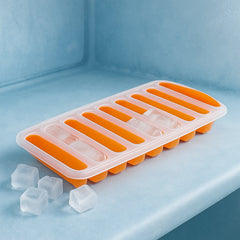 assorted color ice stick trays