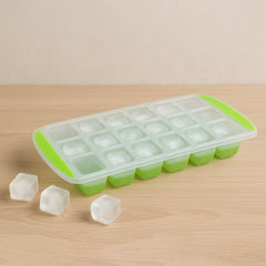 Colorful flexible silicone ice cube tray image