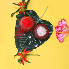 (K2_549+550_BS32) Rakhi Combo with Chocolate Butter Scotch 32gm, stylish rakhi for brother, Rakhi & Chocolate for brother, rakhi brother, rakhi with gift, handmade rakhi, Set of 2 Rakhi