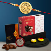 (K1_402_EM32) Rakhi Combo with Chocolate Magic 32gm, Rakhi & Chocolate for brother, Rakhi with chocolate, rakhi with gift, Rakhi Combo, Set of 1 Rakhi, Chocolate