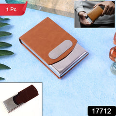 Stainless Steel Slide-Out Card Case