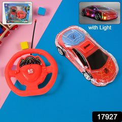Top view of remote control car toy