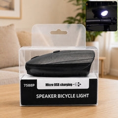 2-in-1 USB Rechargeable LED Bike Front Light with Torch