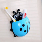 Kids toothbrush holder with ladybug design