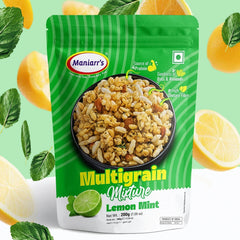 Maniarr's Lemon Mint ROASTED MULTIGRAIN MIXTURE (200Gm)