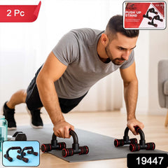 Ergonomic Fitness Handles on Push-Up Bars