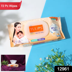 Tulips Sensitive Baby Wet Wipes (1 Set)