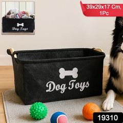 Collapsible Toy Storage Bin for Pets