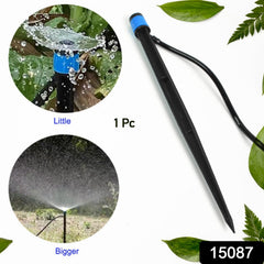 Water dripper sprayer installed in a plant pot
