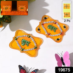 Shubh Labh wall hangings displayed on a white background
