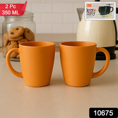 Konvex mugs with coffee