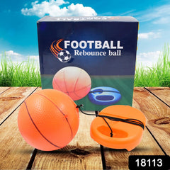 Close-up of Football Rebound Ball with String base