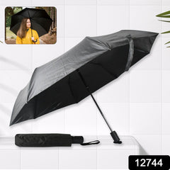 Folded 2-Fold Manual Umbrella with wrist strap