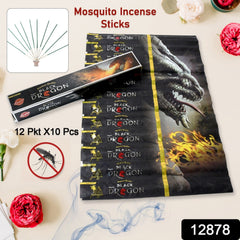 Close-up of Herbal Mosquito Agarbatti stick emitting gentle smoke