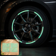 🎁 Reflective Car Wheel Stickers – Multicolored 20 Pcs for Night Safety | Velvet Wheels