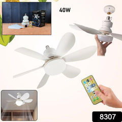 Ceiling fan with energy-efficient LED lighting