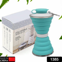 Leak-proof silicone water bottle with sealing lid