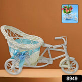 FloraRide bicycle flower pot stand with flowers
