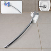 Pro Clean ergonomic long handle toilet brush with curved nylon bristles