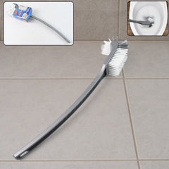 Pro Clean ergonomic long handle toilet brush with curved nylon bristles