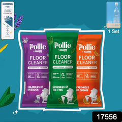 Floor Cleaner Concentrate Sachets and Mixing Bottle Kit