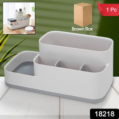 Multipurpose Plastic Organizer Holder for Bathroom and Desk