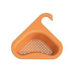 Swan drain strainer installed in a kitchen sink