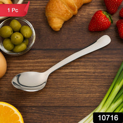 Mirror polished heavy-duty steel dining spoon
