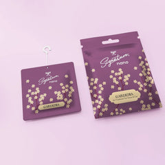 Floral scented hanging air freshener sachet