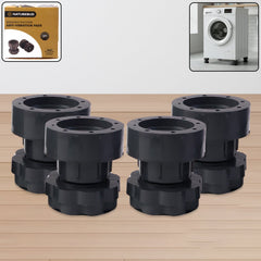 Set of 4 adjustable anti-vibration pads for appliances