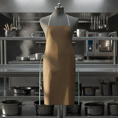 Premium full-cover chef apron on white background