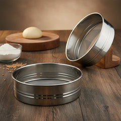 Stainless steel chalni for straining and sifting
