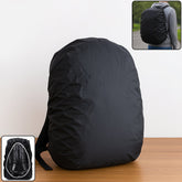 Waterproof Nylon Backpack Rain Cover over a black backpack