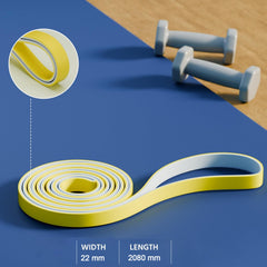 Elastic power resistance band for strength training