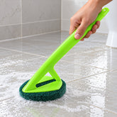 Scrubber Hockey with Long Handle - 40×11×10 CM Sponge Pad