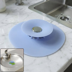 Silicone sink drain cover