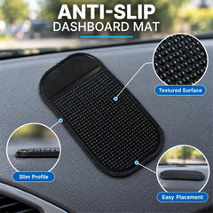 Large Transparent Non-Slip Silicone Dashboard Mat for Car