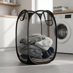 breathable mesh clothes hamper basket