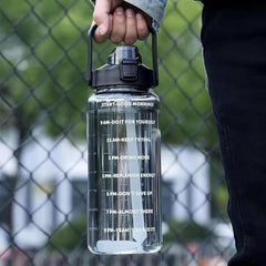 Close up of drinking spout on reusable water bottle