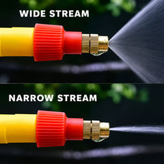 Bottle Sprayer for Plants Garden Pesticide Car Wash with Adjustable Brass Nozzle Sprayer (Handheld Pump)