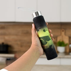 Cute Cartoon Printed Plastic Water Bottle (300 ML / 1 Pc)